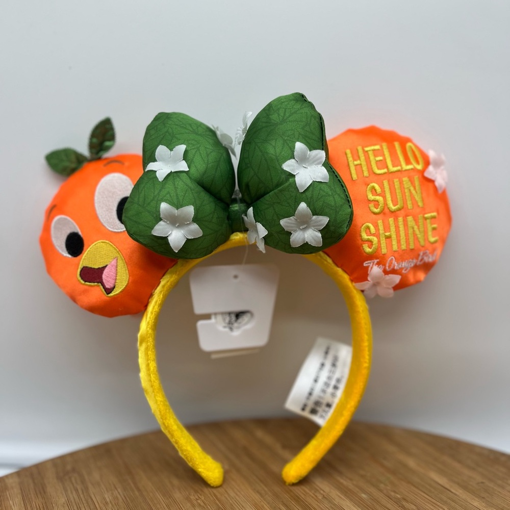 Disney Parks 2020 EPCOT Flower And Garden‎ Festival Orange Bird Minnie Ears NWT